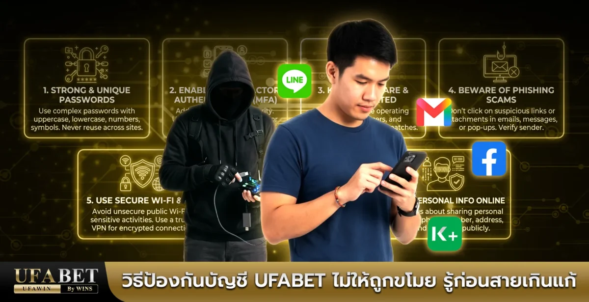 วิธีป้องกันบัญชี UFABET ไม่ให้ถูกขโมย รู้ก่อนสายเกินแก้
